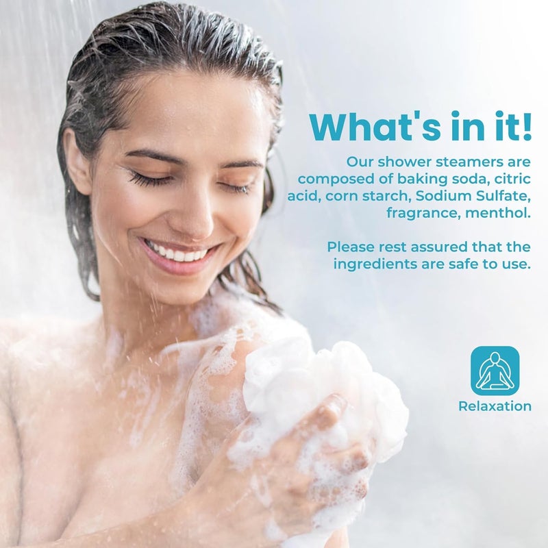 CalmNFiz Shower Steamers 8 Pack Set - Image 4